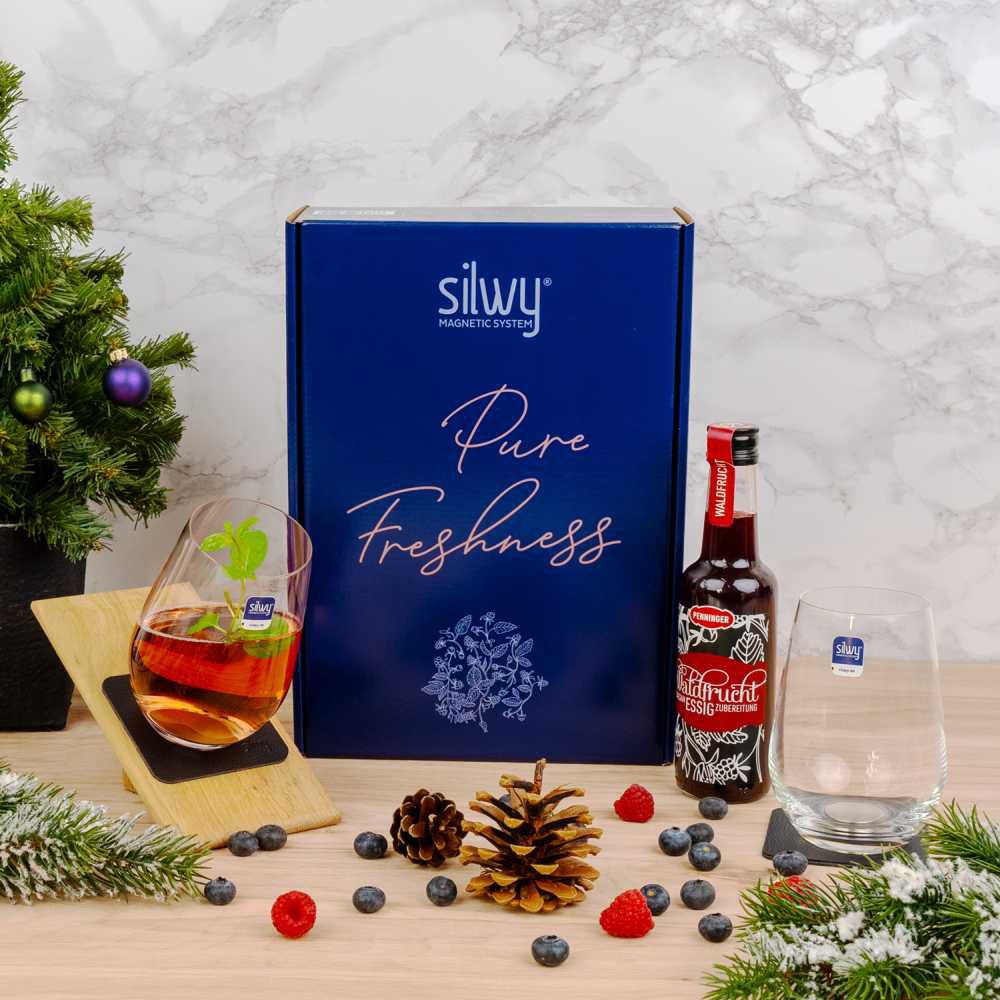 SILWY Geschenkbox -Pure Freshness- -Waldfrucht-Balsamessig- - SGB-PF-2