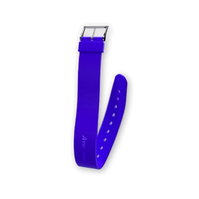 THITRONIK NFC-Silikonarmband KeyStrap blau Groesse M 140 bis 210 mm - 105466
