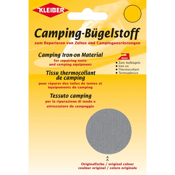 KLEIBER Camping Buegelstoff grau  KLEIBER Art-Nr. 38009