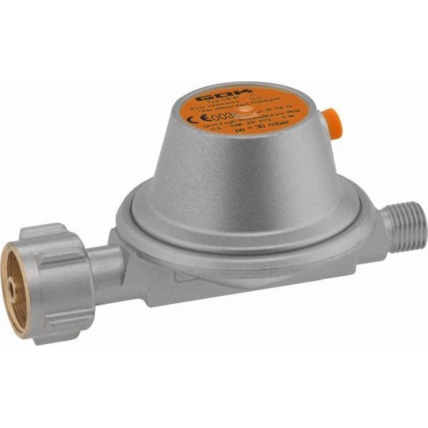 Gasdruckregler GOK 50 mbar 1-5 kg-h mit Sicherheits Abblaseventil ohne Manometer