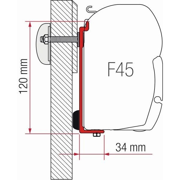 FIAMMA Adapter Kit Chausson Allegro Challenger Eden fuer Markise F45 ZIP 98655-258