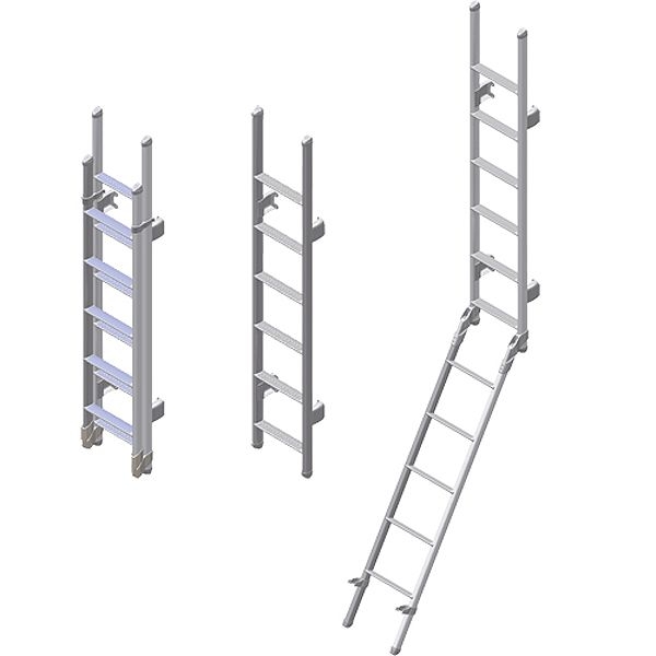 Thule Ladder Deluxe 6 Steps - 307496 - Thule Omnistor Leiter deluxe 6-stufig