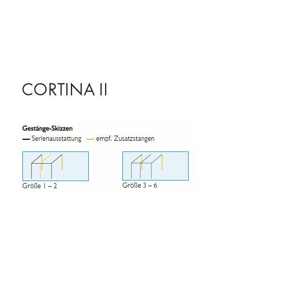 Wohnwagen Vorzelt Teilzelt DWT CORTINA II Gr. 1 -B-T- 200x150 cm GRAU der INDIVIDUAL-Klasse