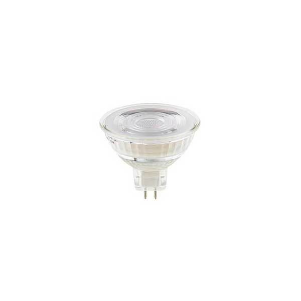 SIGOR Luxar Glas MR16- 12 Volt- Sockel GU5-3- 6-2 W- 460 lm