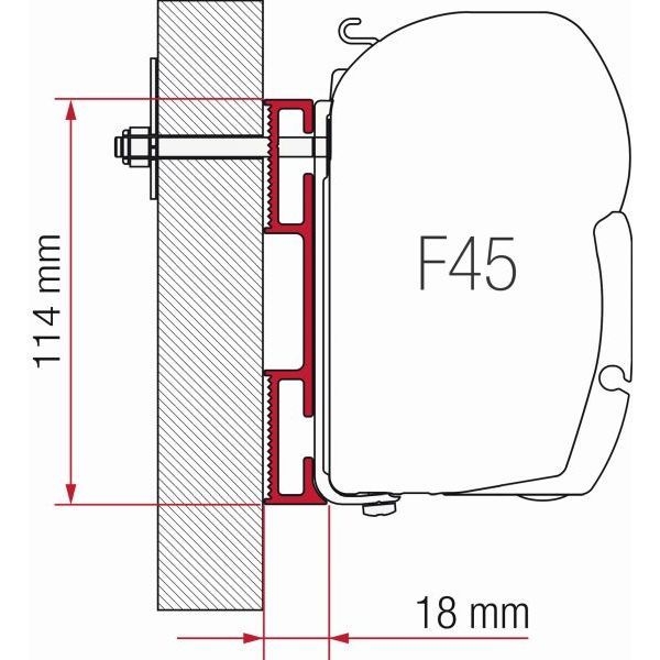 FIAMMA Adapter D fuer Markise F45 ZIP 98655-021