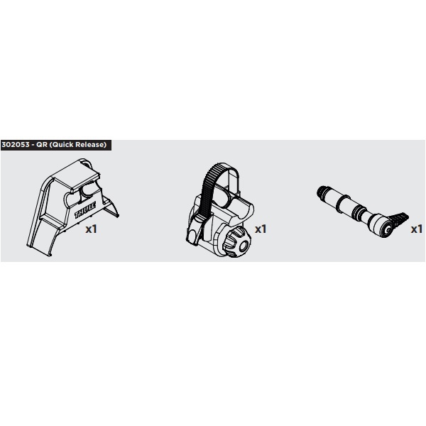 Thule Forkmount Adapter Kit Quick Release - 302053 - Thule VeloSlide QR Adapter
