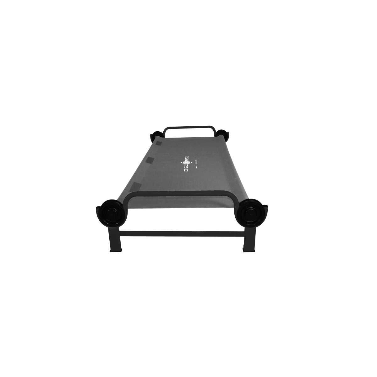 Disc-O-Bed SINGLE L - Einzelbett grau ohne Seitentasche - 30211