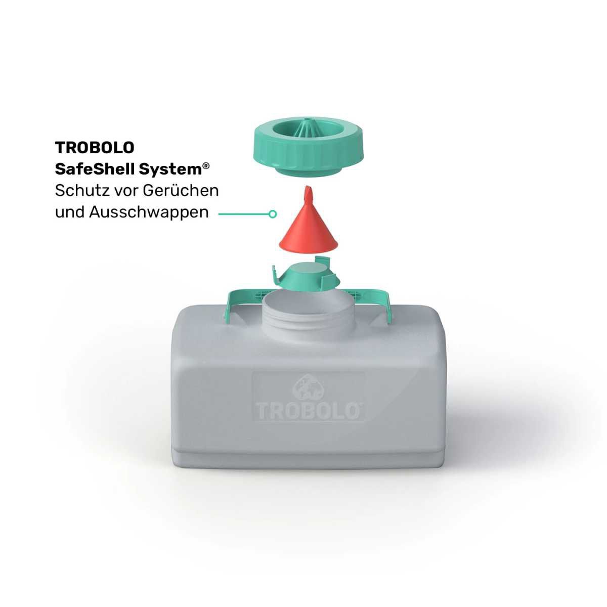 TROBOLO TeraGO mit Toilettenpapierspender Trenntoilette - S4XX1451