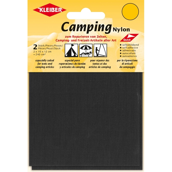 KLEIBER Camping Nylon Reparatur schwarz  KLEIBER Art-Nr. 48010
