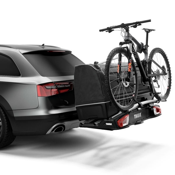 THULE 939 VeloSpace XT 3 Fahrradtraeger black Set inkl. 9383 Heckbox 93811 Erweiterung