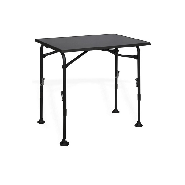 Set 1 Tisch WESTFIELD Aircolite 80 Black Edition Tisch 80 x 60 cm - Performance Series - 201-27271 und 2 Stuehle Camperdice Evolution schwarz