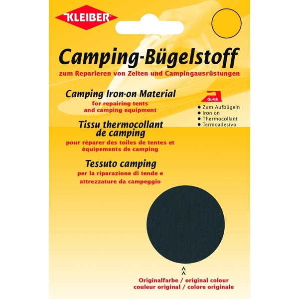 KLEIBER Camping Buegelstoff anthrazit  KLEIBER Art-Nr. 38008