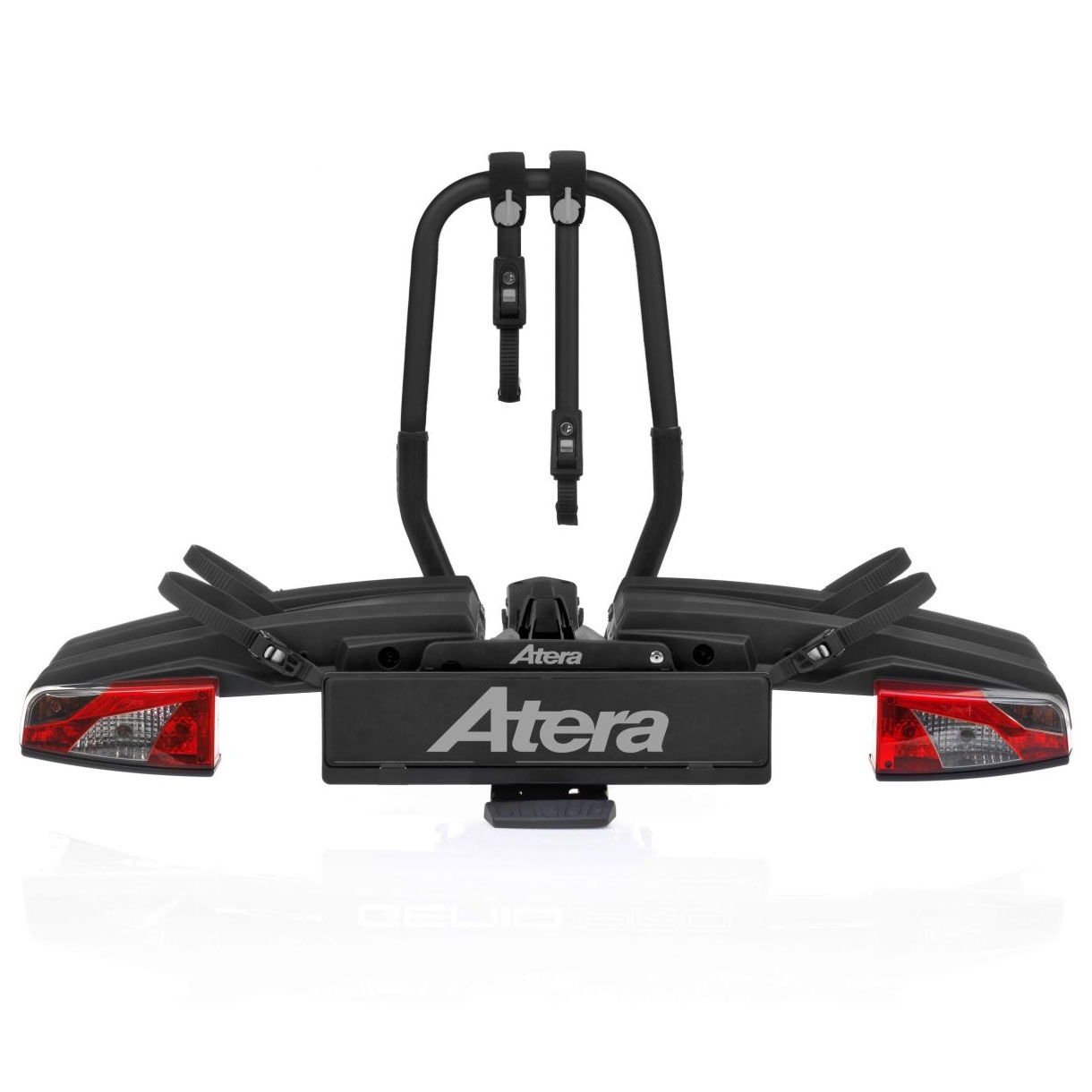 ATERA GENIO PRO Advanced 022785 Fahrradtraeger 2er Black Edition faltbar erweiterbar- Fahrradtraeger fuer die Anhaengerkupplung von ATERA aus dem Allgaeu