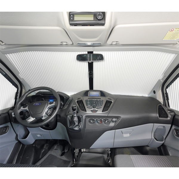 REMIS REMIfront Verdunkelungssystem Frontscheibe fuer Ford Transit ohne Sichtpaket Baujahr 2014 - 2019