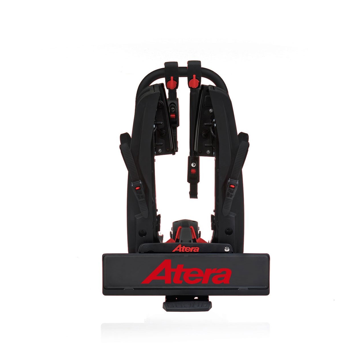 ATERA GENIO PRO 022784 Advanced Fahrradtraeger 2er faltbar erweiterbar- Limitierte Auflage zum 60- Geburtstag von Atera - Red Edition- Fahrradtraeger fuer die Anhaengerkupplung von ATERA aus dem Allgaeu