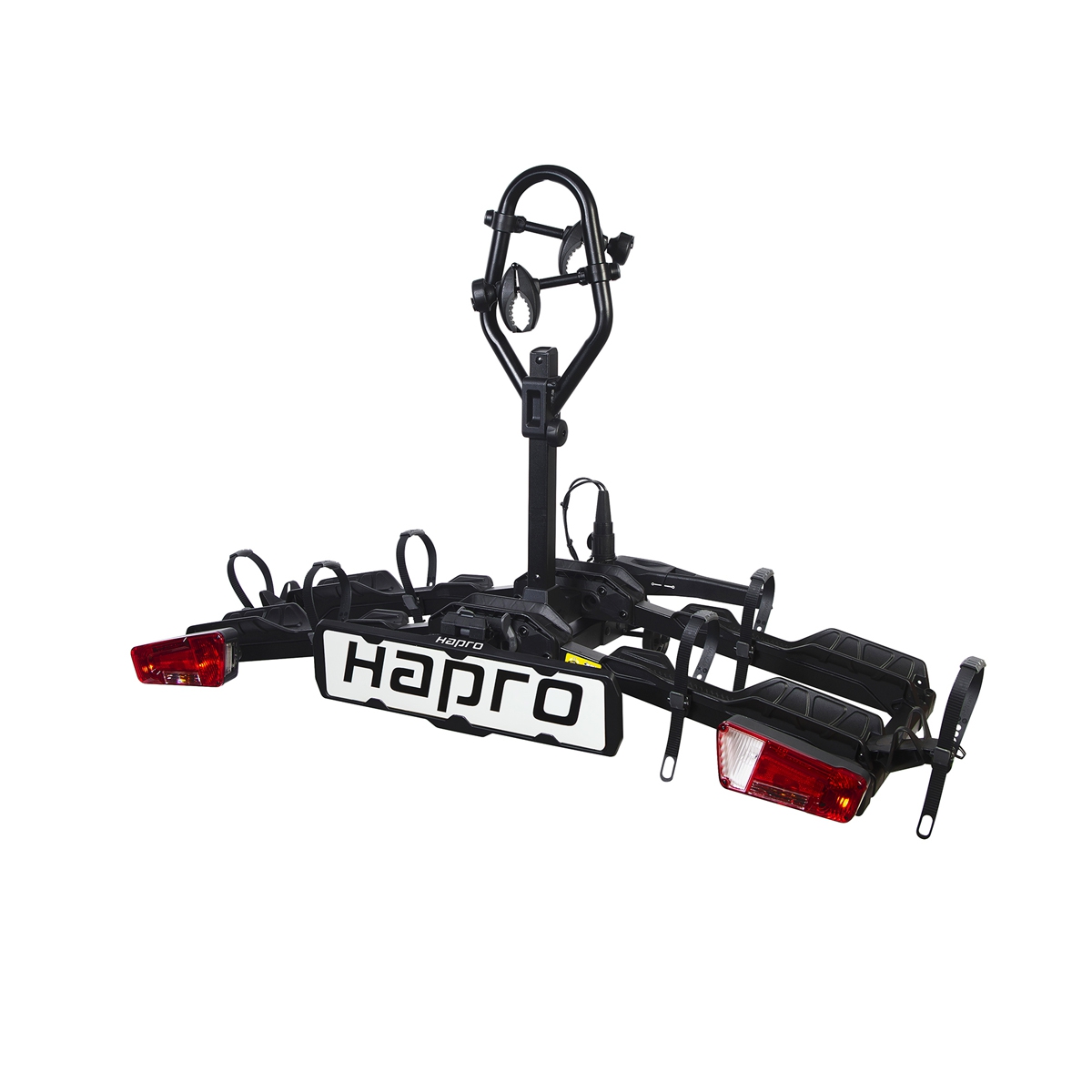 Hapro Atlas Premium Xfold II 2.0 Fahrradtraeger faltbar 2 Fahrraeder 34717 fuer 3 Raeder 2-1