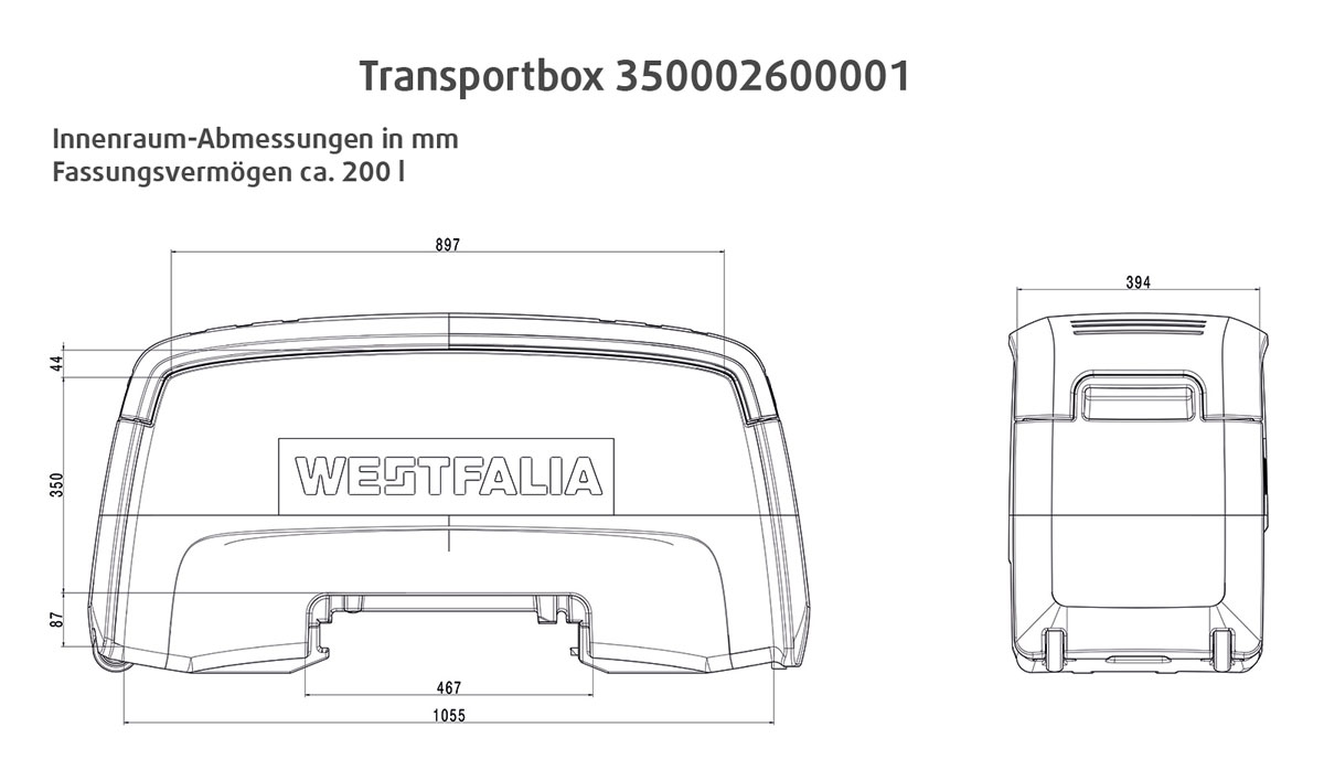 WESTFALIA Transportbox 350002600001