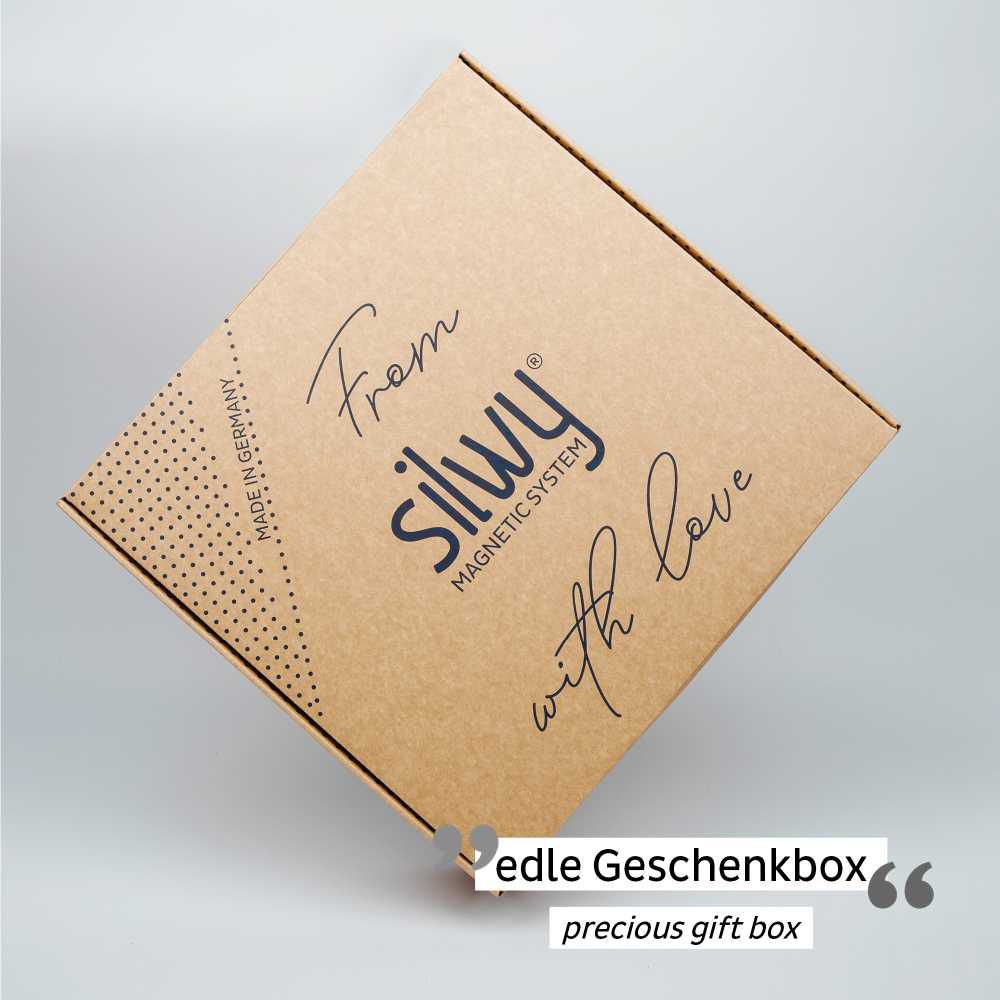SILWY Geschenkbox -Herzliche Frische- -Wein- - S025-2701-2