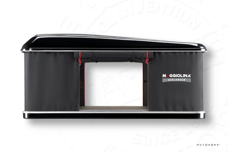AUTOHOME Dachzelt MAGGIOLINA Airlander Plus Medium X-Long Schwarz MPBS-10 X-Long
