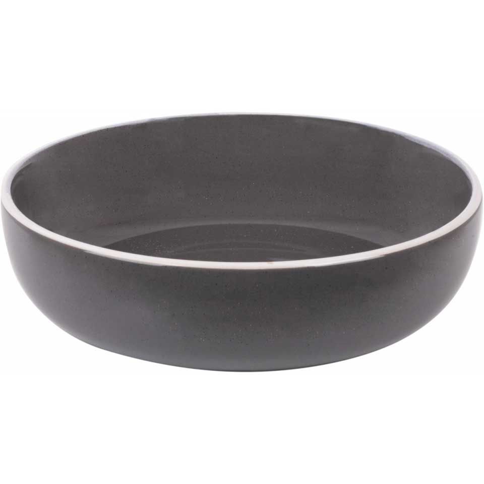 BRUNNER DOLOMIT Suppenteller schwarz ø 21 cm Art-Nr- 0830026N.C20