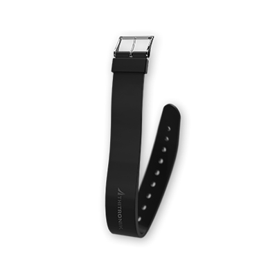 THITRONIK NFC-Silikonarmband KeyStrap schwarz Groesse L 160 bis 230 mm - 105467