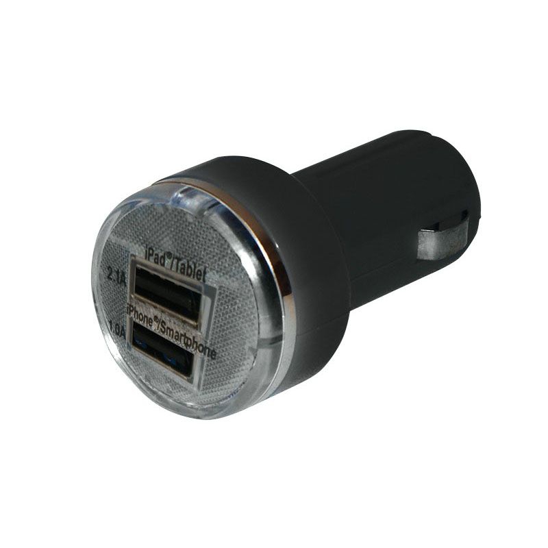 Dual USB-Ladeadapter 12-24 V 