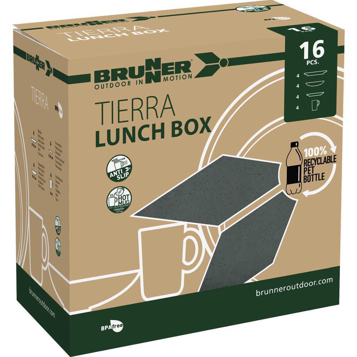 BRUNNER Tierra Magma Lunch Box Geschirrset 16-tlg- - 0830155N.C16