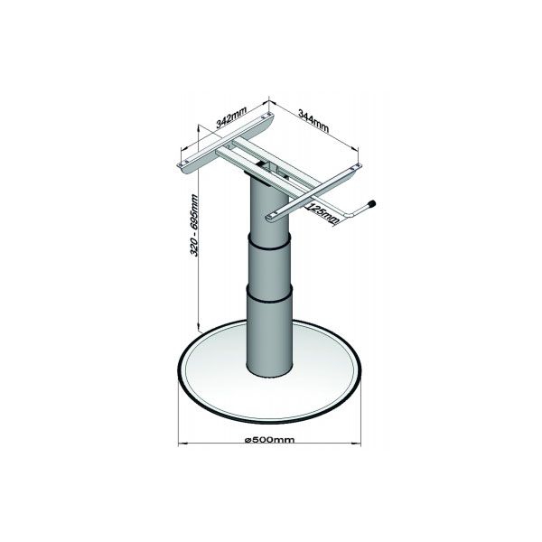 ILSE TECHNIK Freistehendes Liftgestell 7037