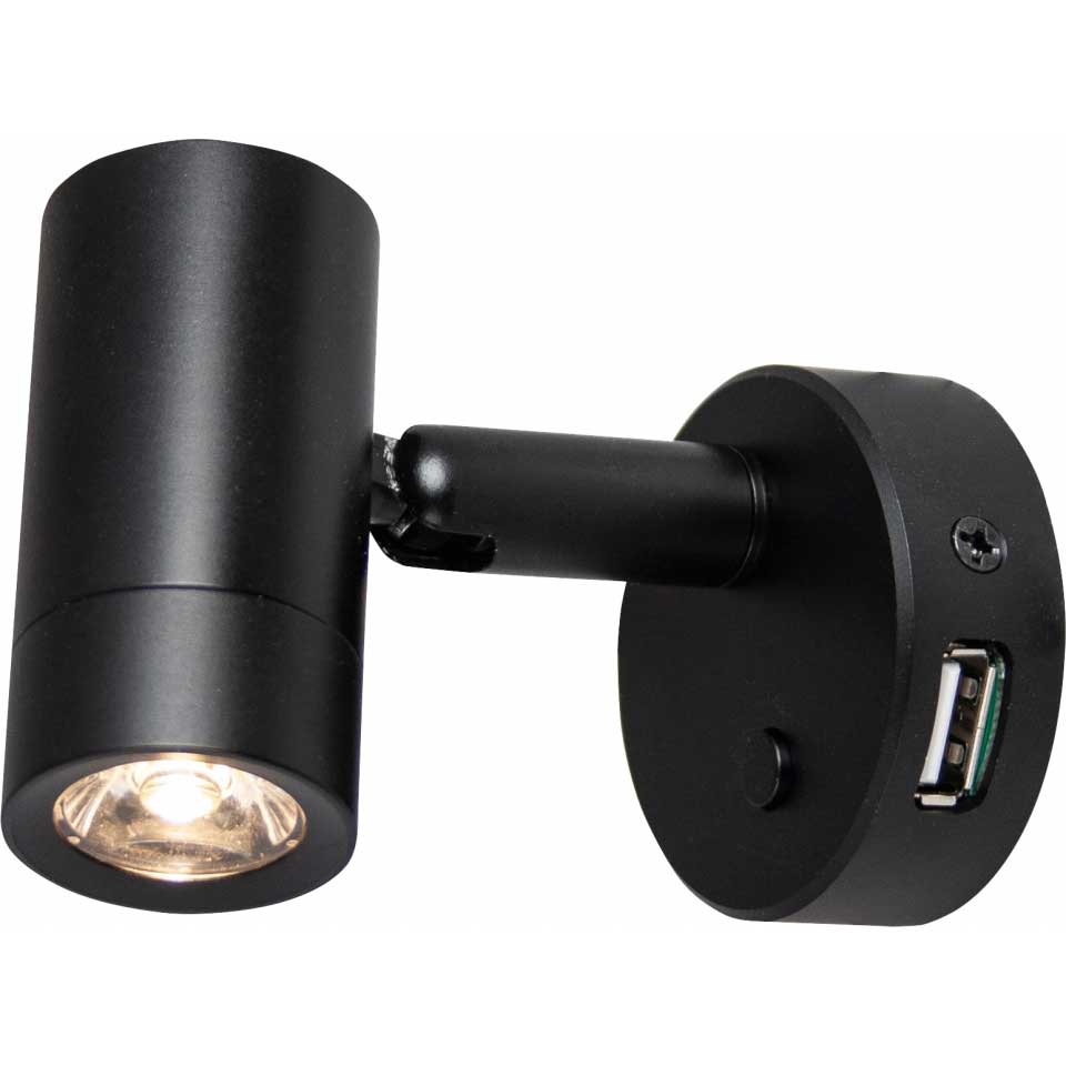 FRILIGHT LED-Spot Mini Tube d4 satin-schwarz 219401MV01B-SP