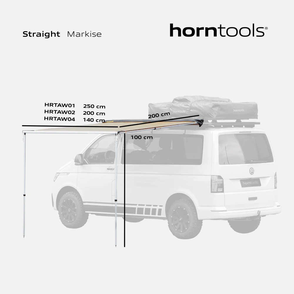 HORNTOOLS Markise Straight 2-5x2m HRTAW01