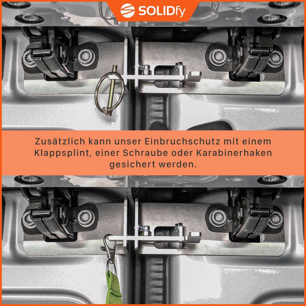 SOLIDfy® Einbruchschutz Prick Stop Hecktür VW Crafter/MAN TGE ab Bj. 2016
