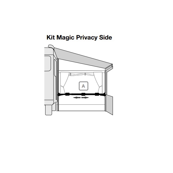 Spannstangen FIAMMA Kit Magic Privacy Side