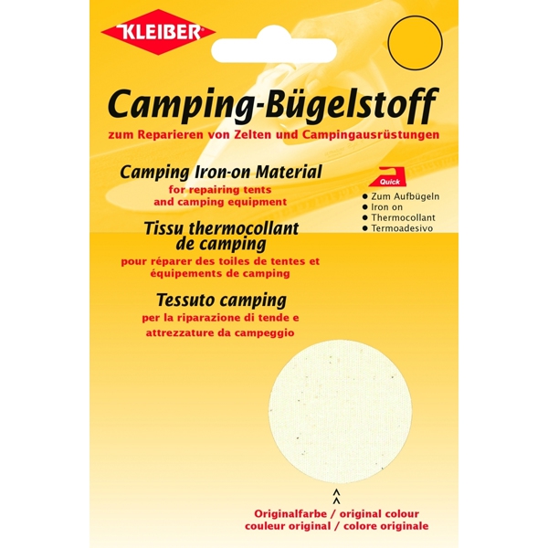 KLEIBER Camping Buegelstoff rohweiss  KLEIBER Art-Nr. 38006