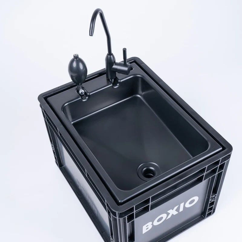 BOXIO - WASH PLUS Waschbecken Starter Set - BOX-WAS-BL-10-PLUS