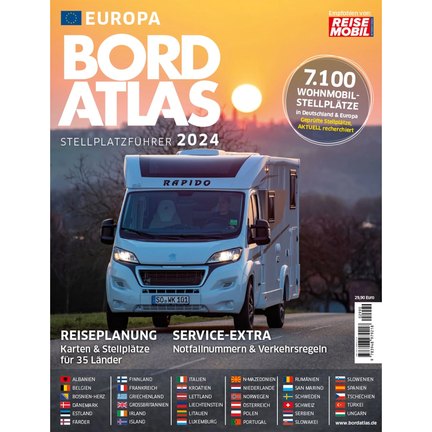 Reisemobil Bordatlas Stellplatzfuehrer 2024 beide Baende Deutschland und Europa im Paket