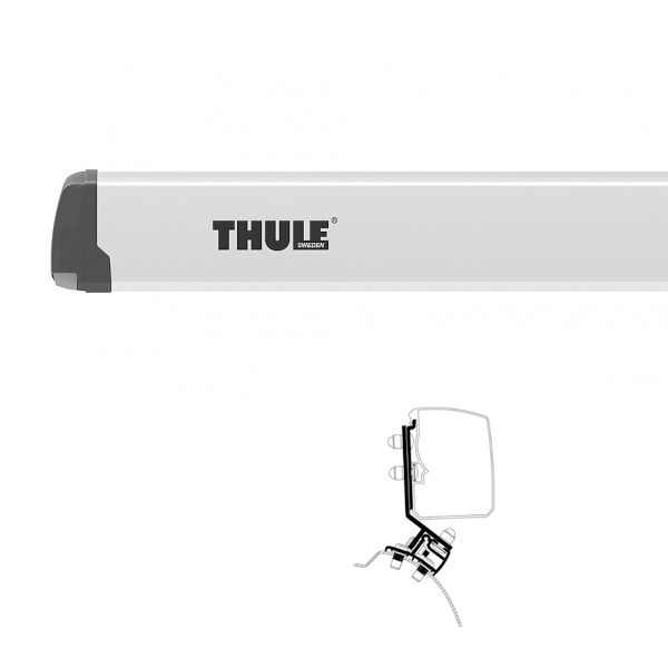 Thule 3200 2-70 m - 302463 - Markise THULE Omnistor 3200 270 cm Gehaeuse eloxiert - inkl. Adapterkit PSA Fahrzeuge ab 2016