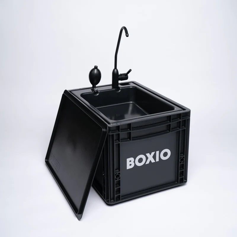 BOXIO - WASH PLUS Waschbecken Starter Set - BOX-WAS-BL-10-PLUS