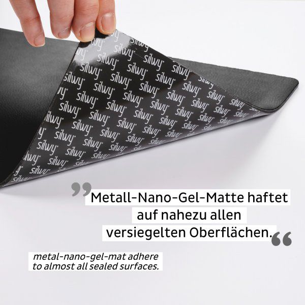 SILWY Metall Nano Gel Matte BLACK fuer Magnetglaeser MB00-1110-1