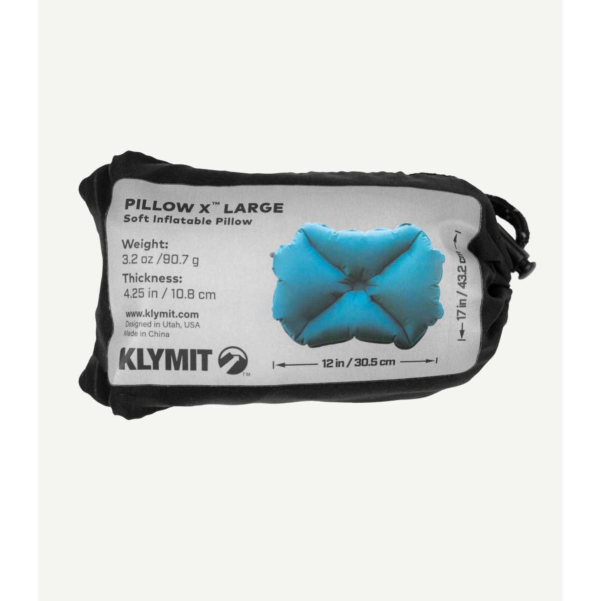 KLYMIT Pillow X Large Kissen Teal - 12PLTL01D