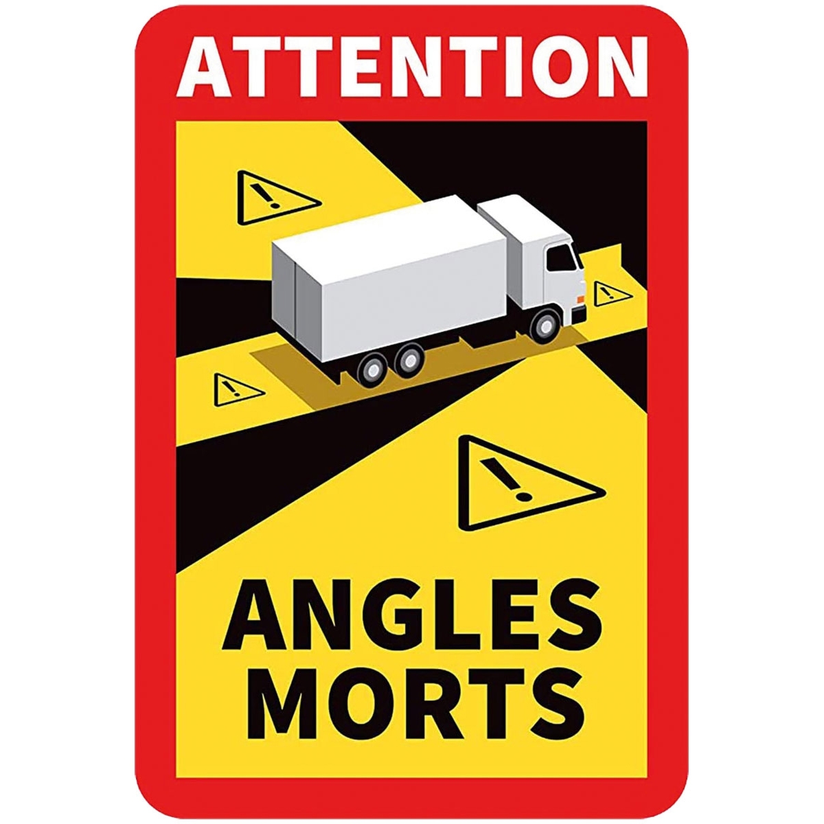 Aufkleber -Attention Angles Morts!- LKW -3er-Set-
