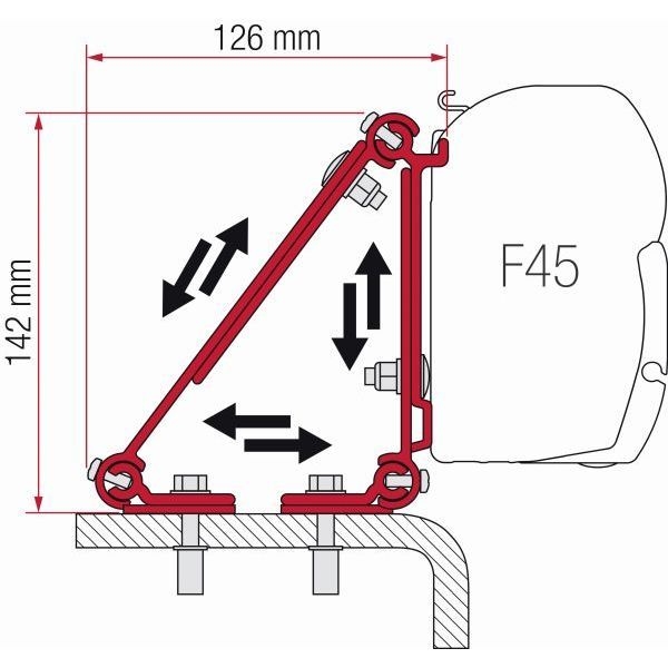 FIAMMA Adapter Kit Multi fuer Markise F45 ZIP 98655-011