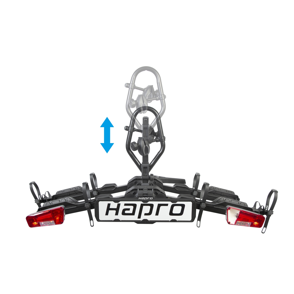 Hapro Atlas Premium Xfold II 2.0 Fahrradtraeger faltbar 2 Fahrraeder 34717