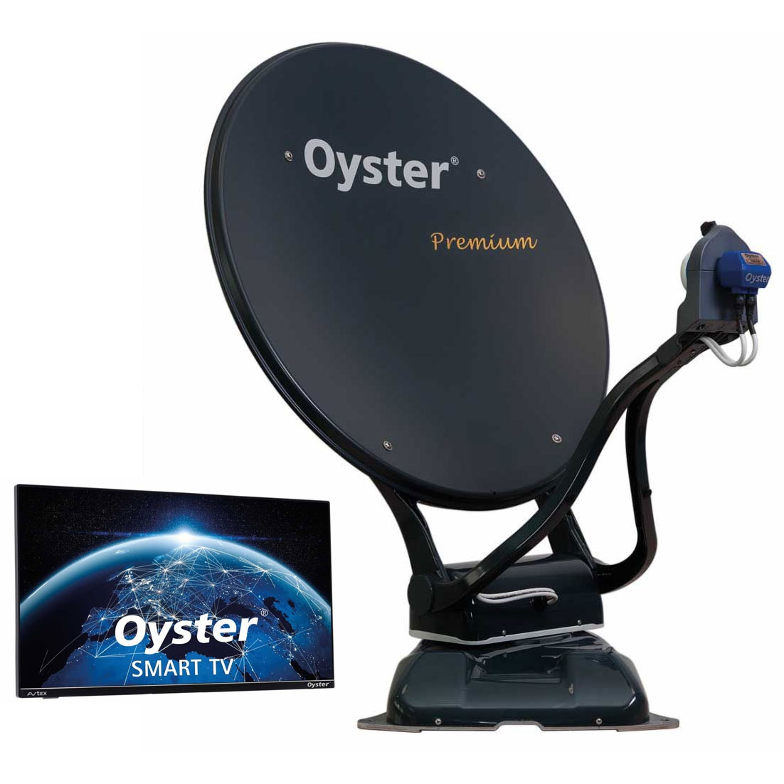 TEN HAAFT Oyster 70 Premium Sat-Anlage mit Smart TV 24 Zoll - 87535 - 88294