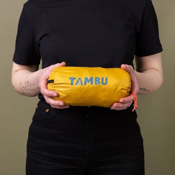 TAMBU MARI Biwackschlafsack 350 g Gelbgold - 20211007