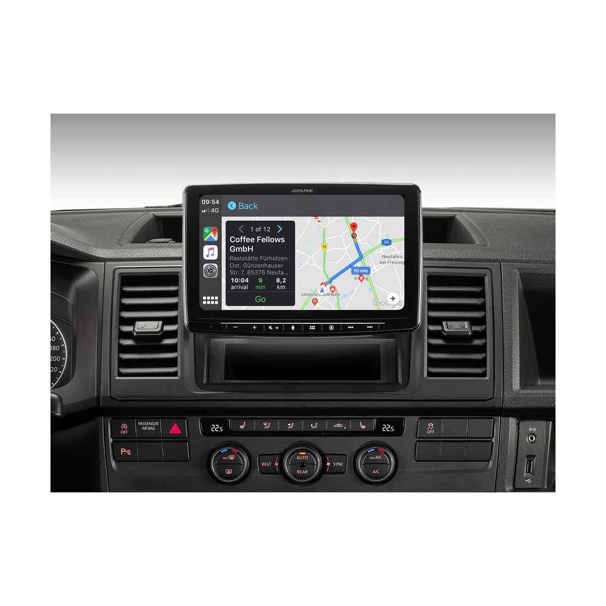 ALPINE Navigationssystem VW T6 INE-F904T6