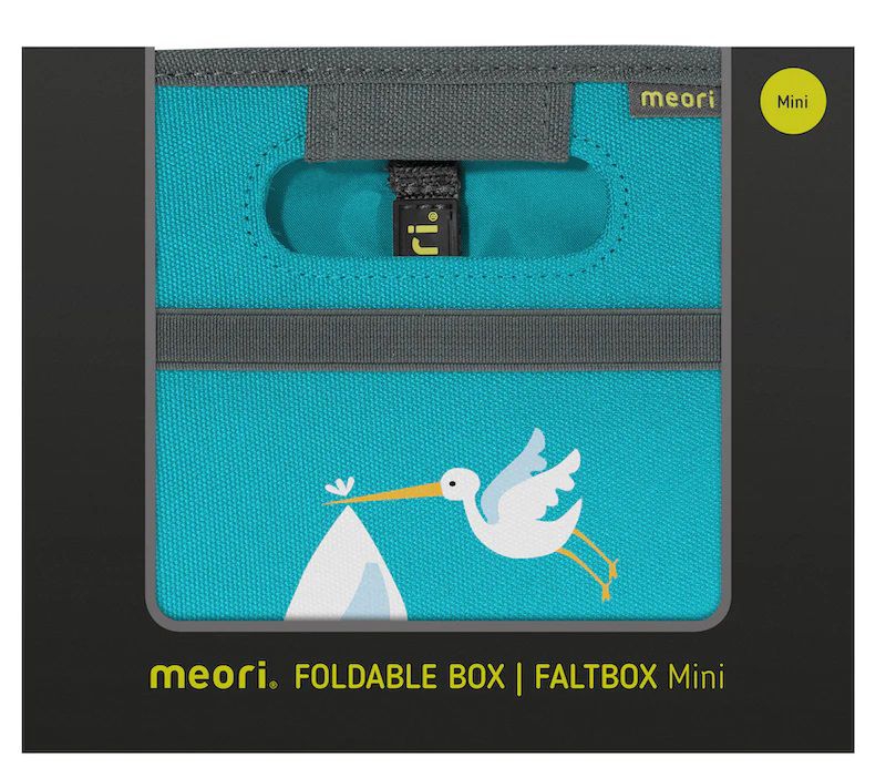 MEORI Faltbox Mini Azur Blue Stork A100317