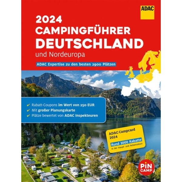 ADAC Campingfuehrer Deutschland und Nordeuropa 2024
