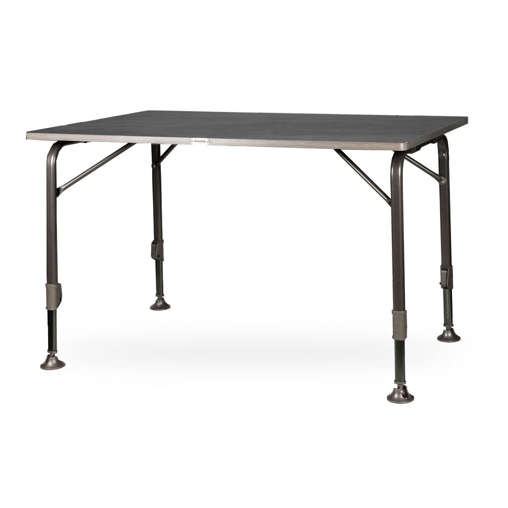 Set 1 Tisch WESTFIELD Moderna Tisch 120 x 80 cm - Avantgarde Series - 101-750 und 4 Stuehle Camperdice Evolution schwarz
