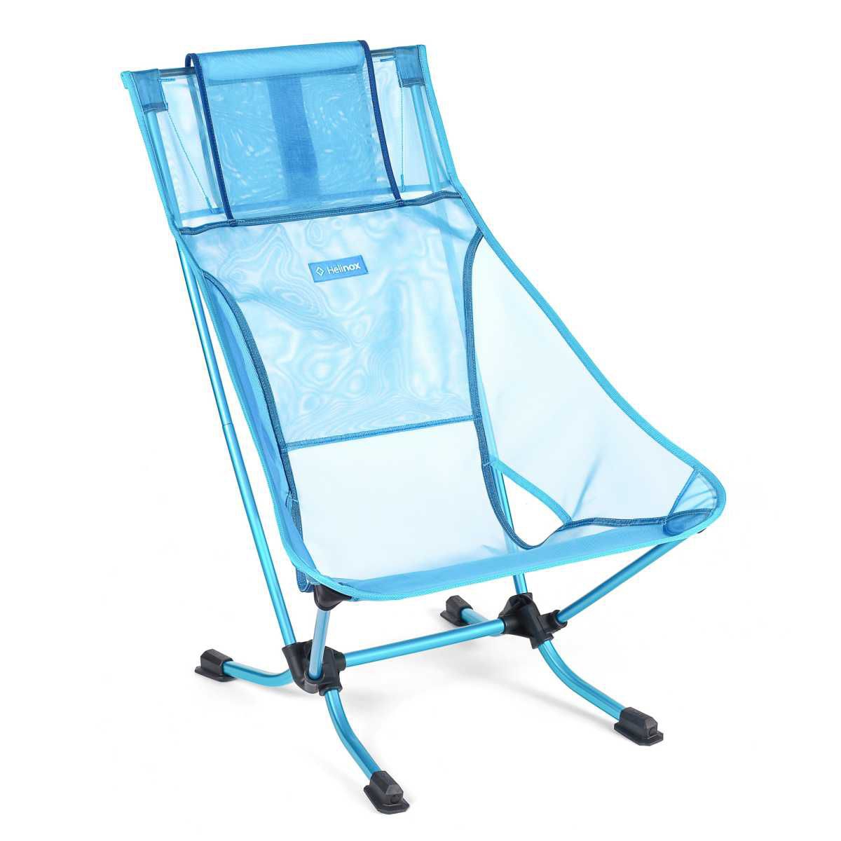 HELINOX Beach Chair Blue Mesh Campingstuhl 10678R2