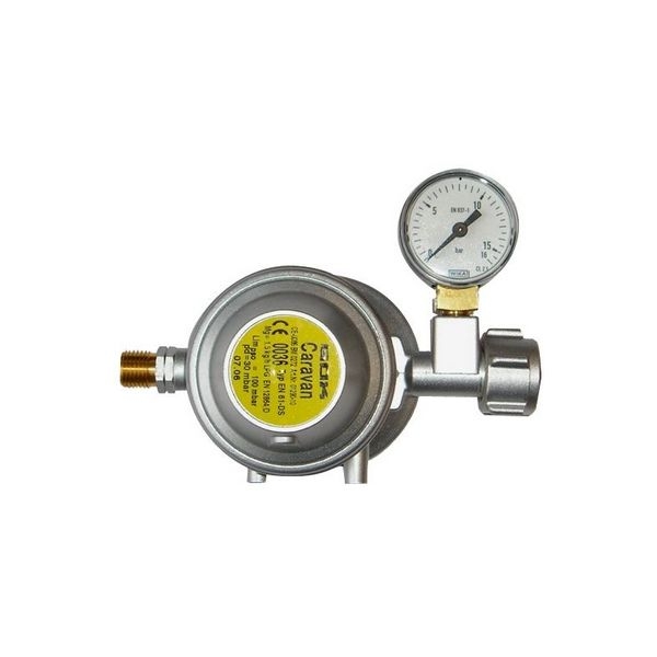 Gasdruckregler GOK 30 mbar 1-5 kg-h mit Ueberdruck Sicherheitseinrichtung